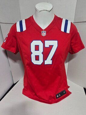 Nike Rob Gronkowski #87 New England Patriots Color Rush Jersey Youth XL